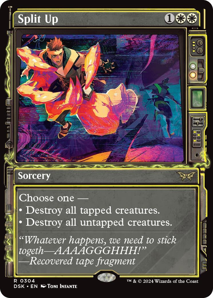Image for Split Up (Showcase) (Duskmourn: House of Horror) (304) - Magic: The Gathering