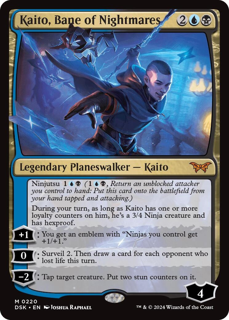 Image for Kaito, Bane of Nightmares (Duskmourn: House of Horror) (220) - Magic: The Gathering