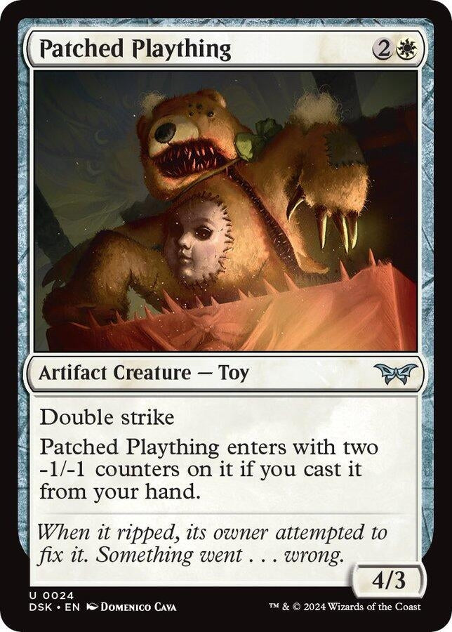 Image for Patched Plaything (Duskmourn: House of Horror) (24) - Magic: The Gathering