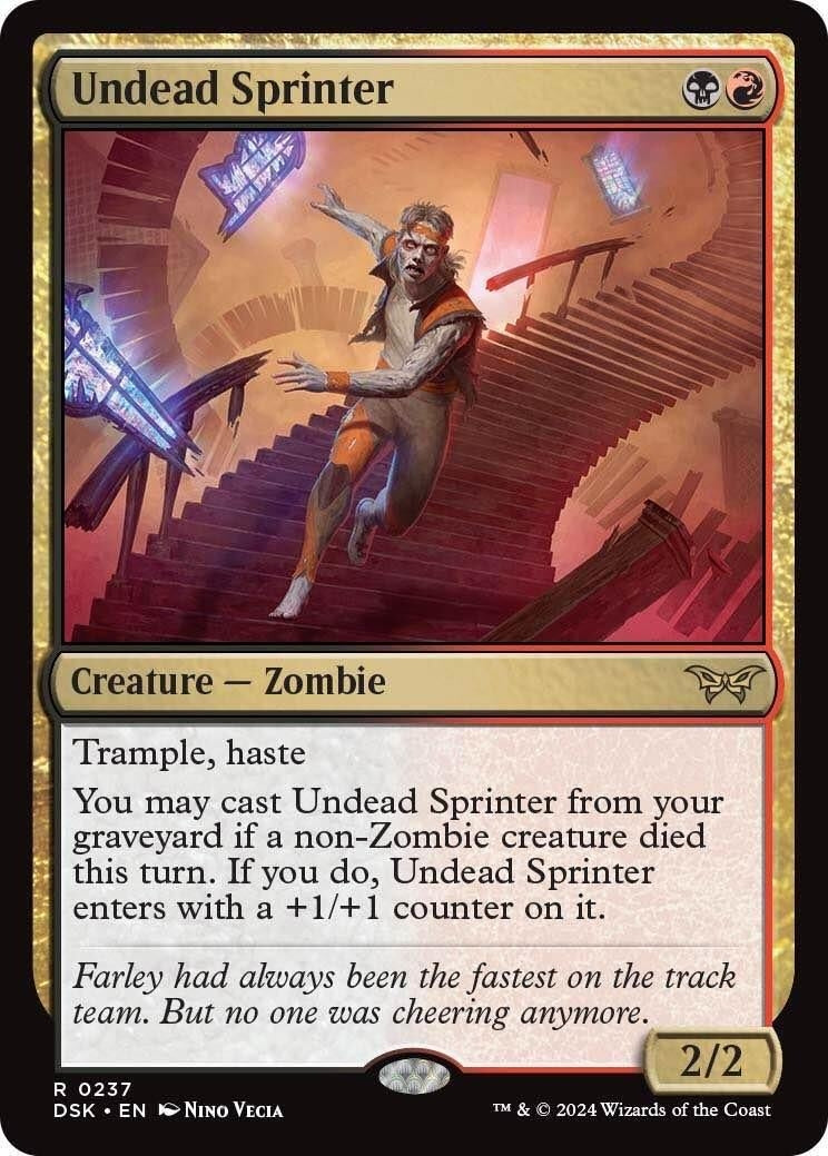 Image for Undead Sprinter (Duskmourn: House of Horror) (237) - Magic: The Gathering