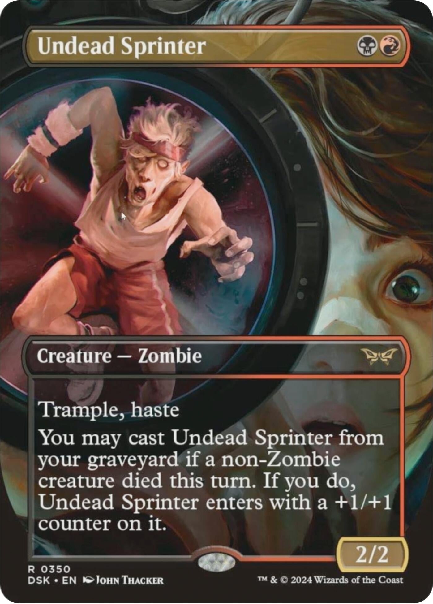 Image for Undead Sprinter (Borderless) (Duskmourn: House of Horror) (350) - Magic: The Gathering
