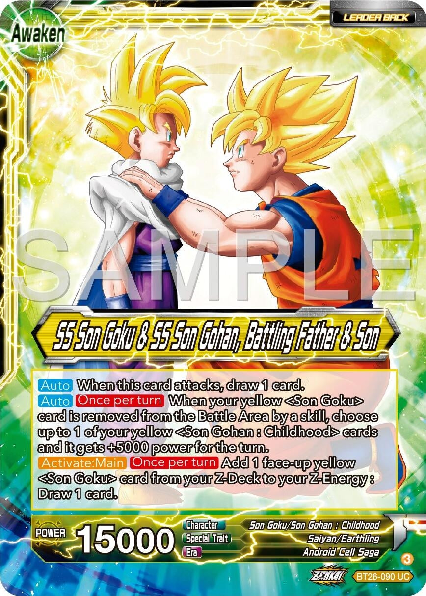 Image for SS Son Goku // SS Son Goku & SS Son Gohan, Battling Father & Son (Ultimate Advent) (BT26-090) - Dragon Ball Super: Masters