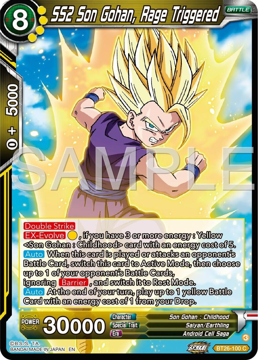 Image for SS2 Son Gohan, Rage Triggered (Ultimate Advent) (BT26-100) - Dragon Ball Super: Masters