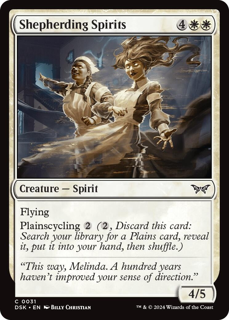 Image for Shepherding Spirits (Duskmourn: House of Horror) (31) - Magic: The Gathering