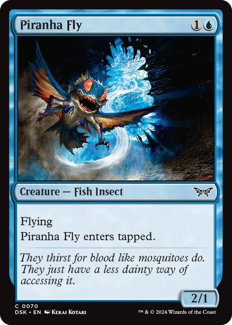 Image for Piranha Fly (Duskmourn: House of Horror) (70) - Magic: The Gathering