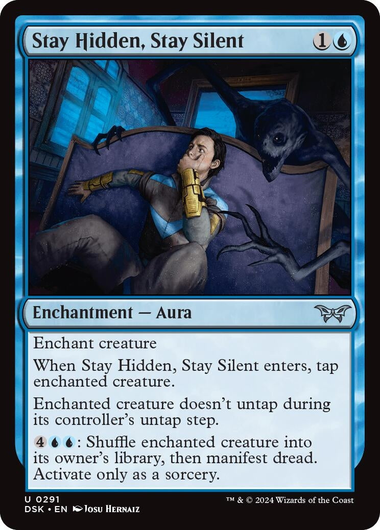 Image for Stay Hidden, Stay Silent (0291) (Duskmourn: House of Horror) (291) - Magic: The Gathering