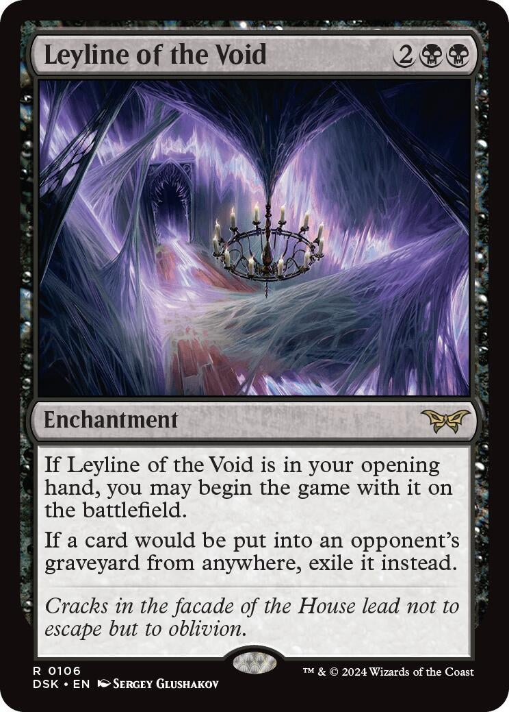 Image for Leyline of the Void (Duskmourn: House of Horror) (106) - Magic: The Gathering
