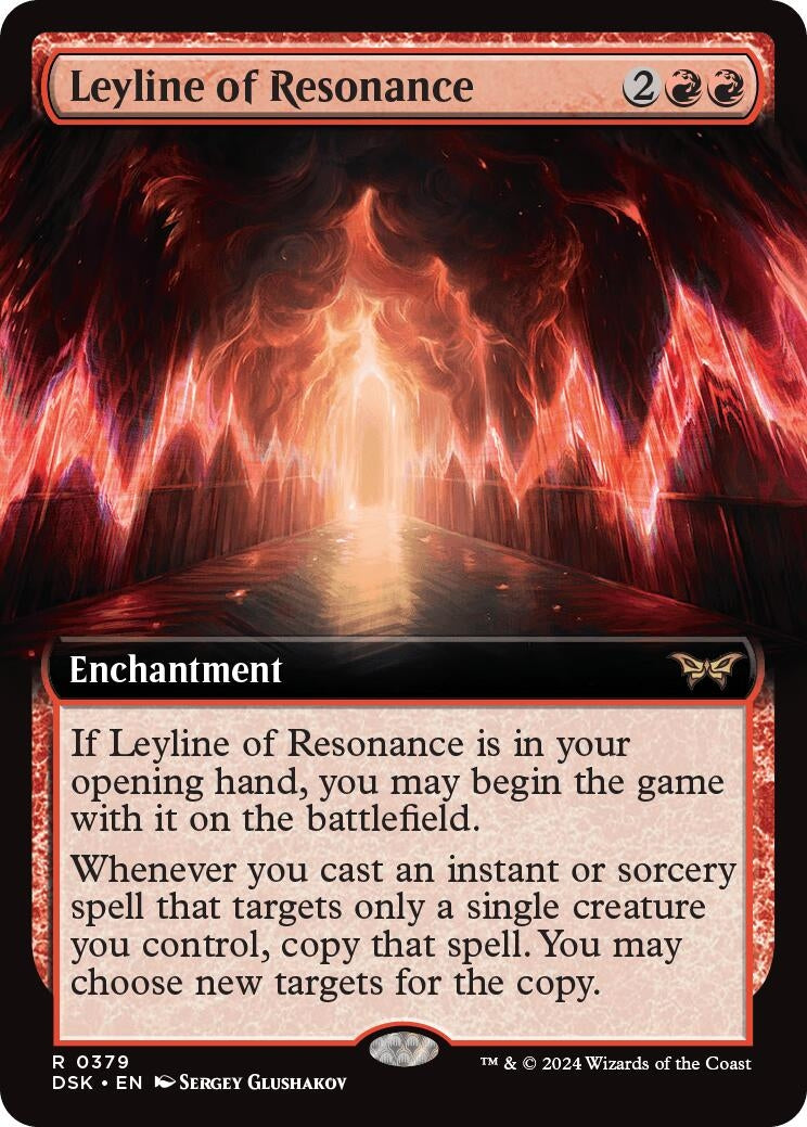 Image for Leyline of Resonance (Extended Art) (Duskmourn: House of Horror) (379) - Magic: The Gathering