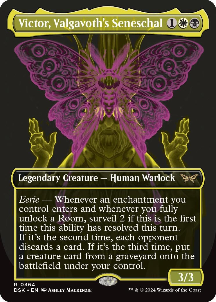 Image for Victor, Valgavoth's Seneschal (Showcase) (Duskmourn: House of Horror) (364) - Magic: The Gathering