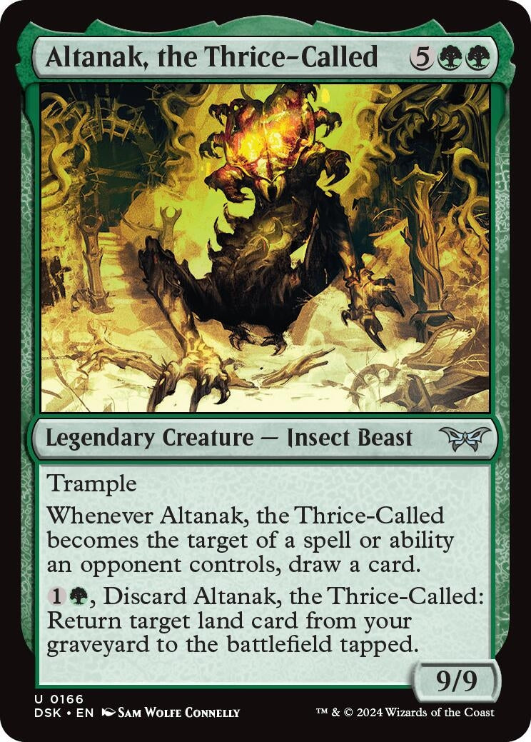 Image for Altanak, the Thrice-Called (Duskmourn: House of Horror) (166) - Magic: The Gathering