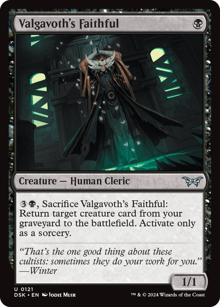 Image for Valgavoth's Faithful (Duskmourn: House of Horror) (121) - Magic: The Gathering