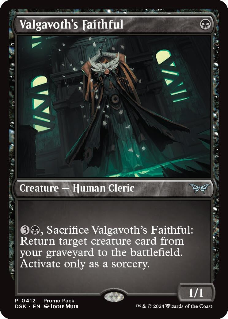 Image for Valgavoth's Faithful (Promo Pack: Duskmourn: House of Horror) (412) - Magic: The Gathering