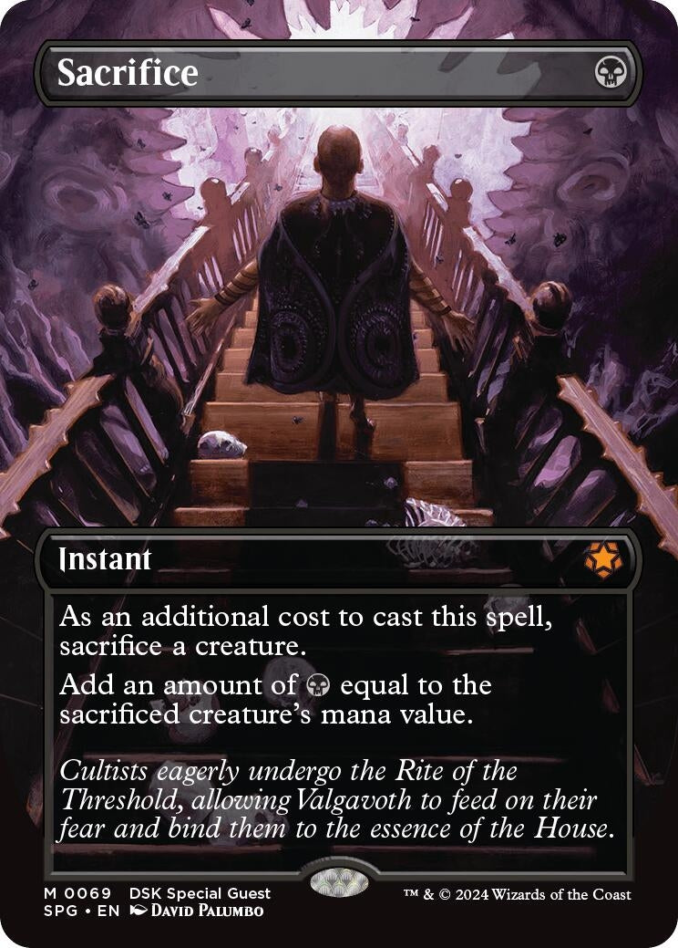 Image for Sacrifice (Borderless) (Special Guests) (69) - Magic: The Gathering