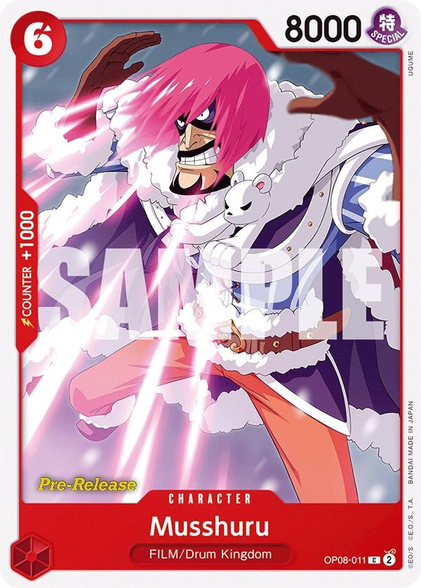 Image for Musshuru (Two Legends Pre-Release Cards) (OP08-011) - One Piece Card Game