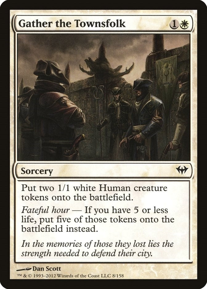 Image for Gather the Townsfolk (Dark Ascension) (8) - Magic: The Gathering