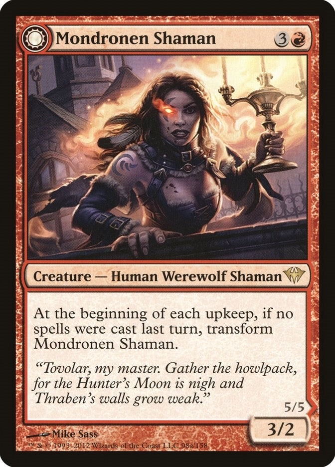 Image for Mondronen Shaman (Dark Ascension) (98) - Magic: The Gathering