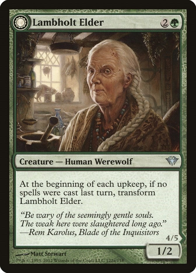 Image for Lambholt Elder (Dark Ascension) (122) - Magic: The Gathering