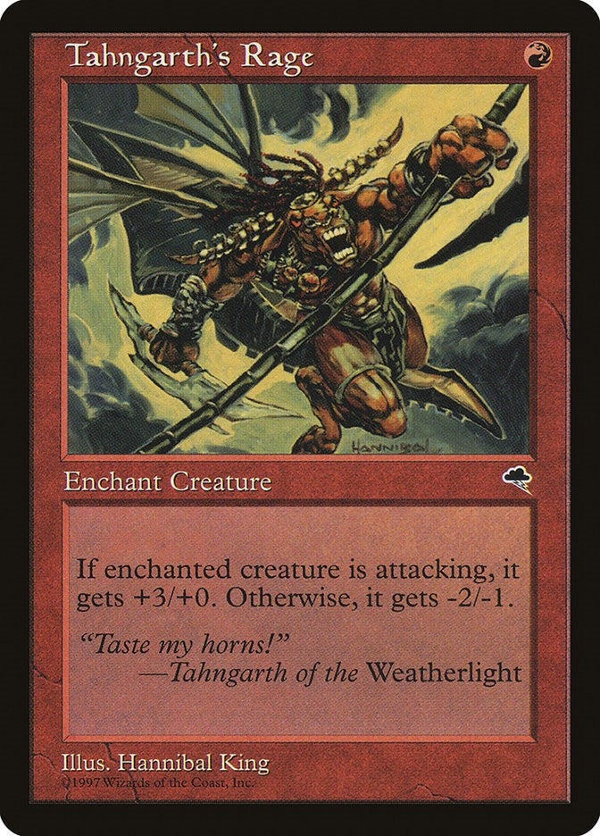 Image for Tahngarth's Rage (Tempest) (209) - Magic: The Gathering