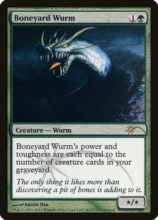 Image for Boneyard Wurm (WPN & Gateway Promos) (84) - Magic: The Gathering