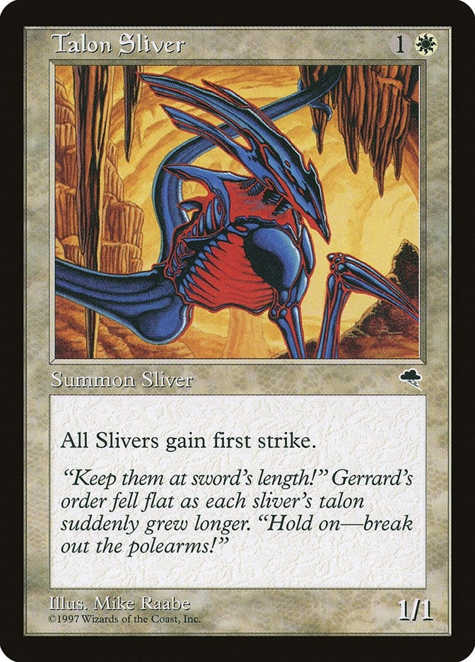 Image for Talon Sliver (Tempest) (50) - Magic: The Gathering