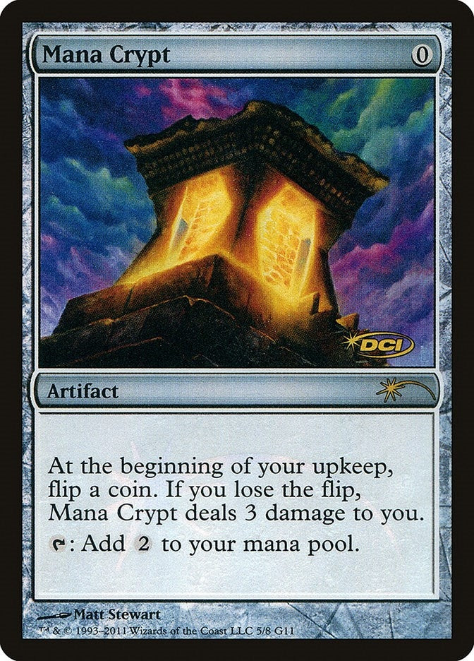 Image for Mana Crypt (Judge Promos) (5) - Magic: The Gathering