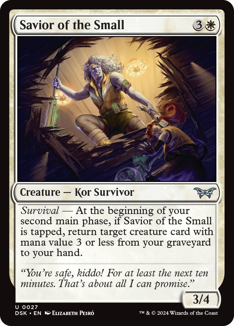 Image for Savior of the Small (Duskmourn: House of Horror) (27) - Magic: The Gathering