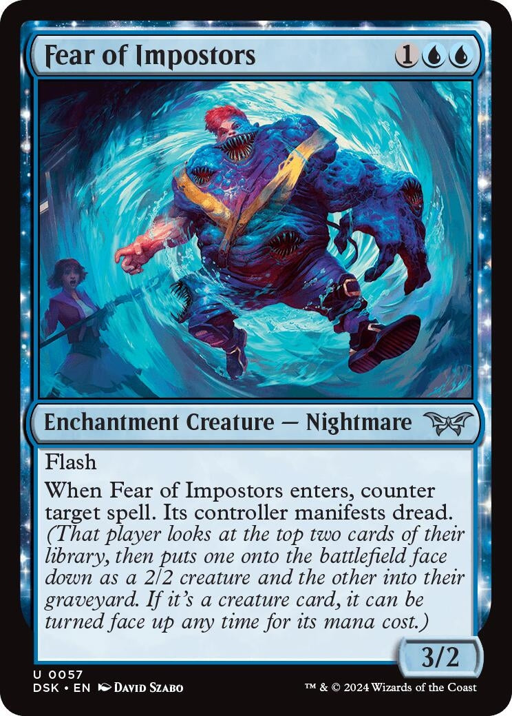 Image for Fear of Impostors (Duskmourn: House of Horror) (57) - Magic: The Gathering