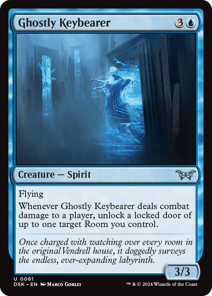 Image for Ghostly Keybearer (Duskmourn: House of Horror) (61) - Magic: The Gathering