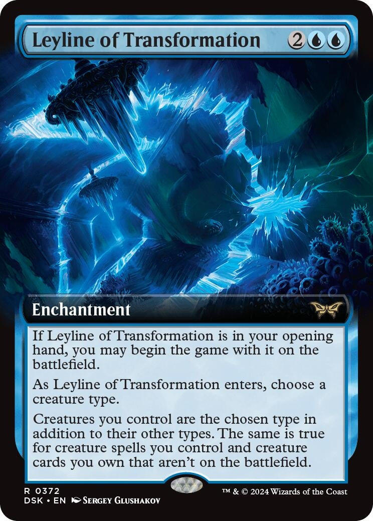 Image for Leyline of Transformation (Extended Art) (Duskmourn: House of Horror) (372) - Magic: The Gathering