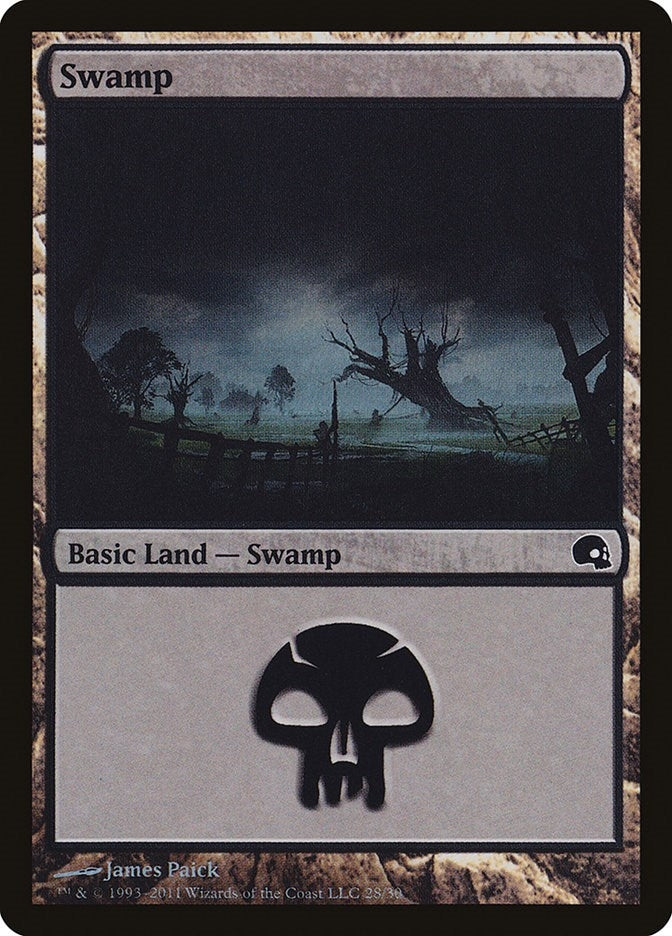 Image for Swamp (28) (Premium Deck Series: Graveborn) (28) - Magic: The Gathering
