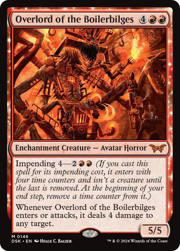 Image for Overlord of the Boilerbilges (Duskmourn: House of Horror) (146) - Magic: The Gathering