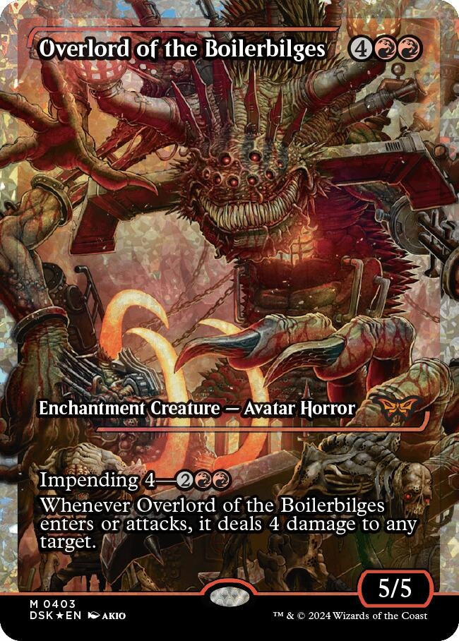 Image for Overlord of the Boilerbilges (Showcase) (Fracture Foil) (Duskmourn: House of Horror) (403) - Magic: The Gathering