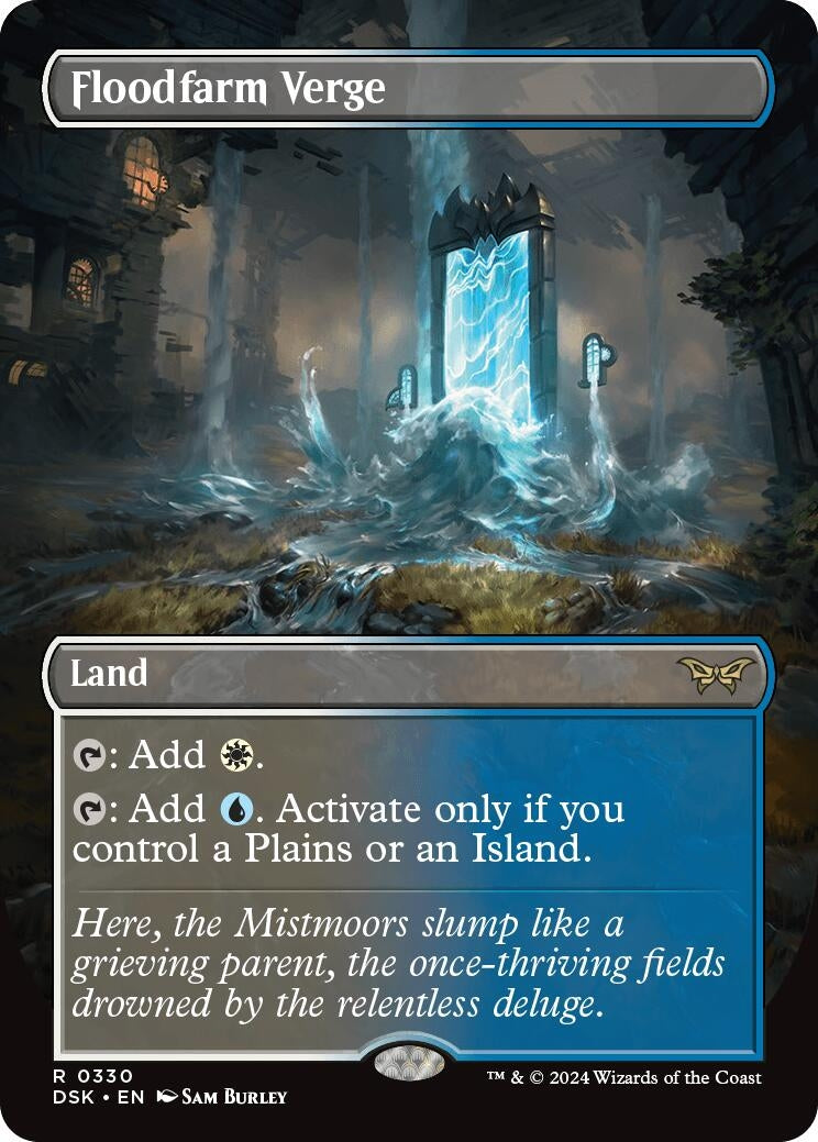 Image for Floodfarm Verge (Borderless) (Duskmourn: House of Horror) (330) - Magic: The Gathering