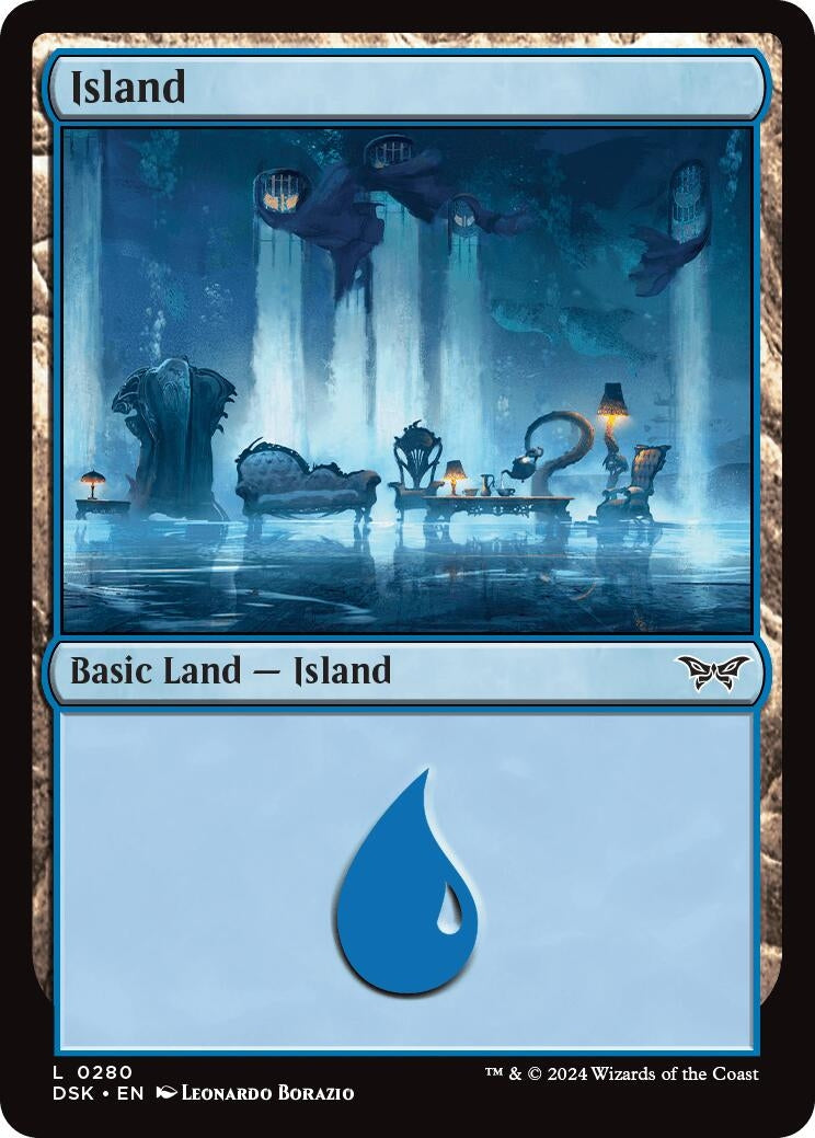 Image for Island (0280) (Duskmourn: House of Horror) (280) - Magic: The Gathering