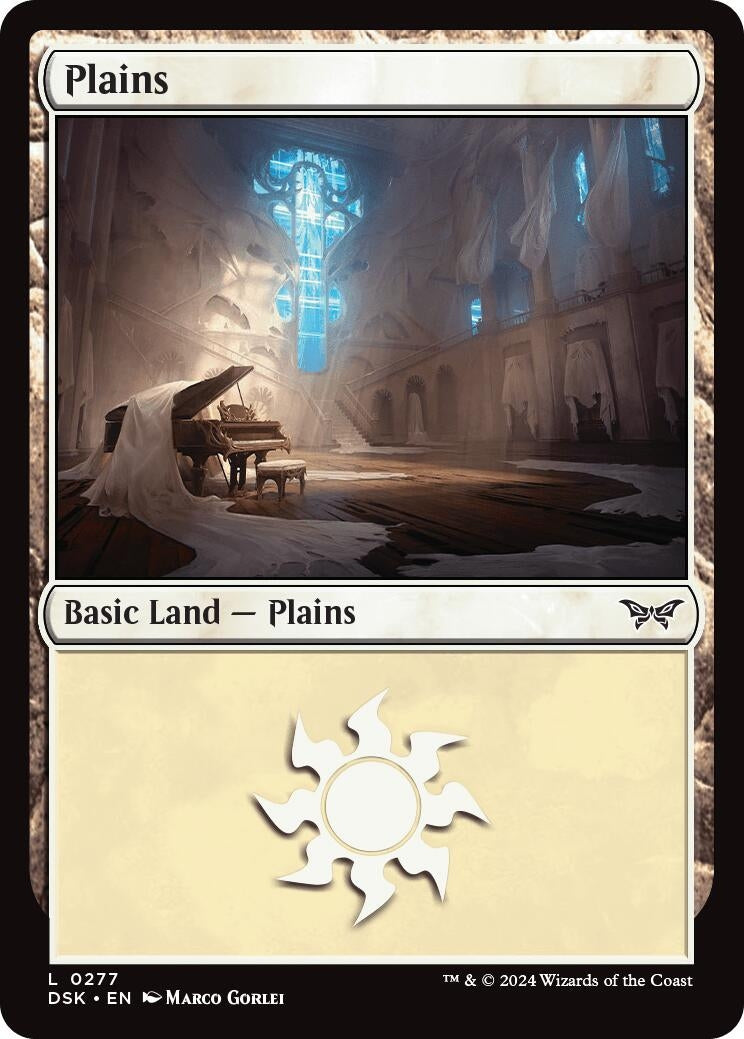 Image for Plains (0277) (Duskmourn: House of Horror) (277) - Magic: The Gathering
