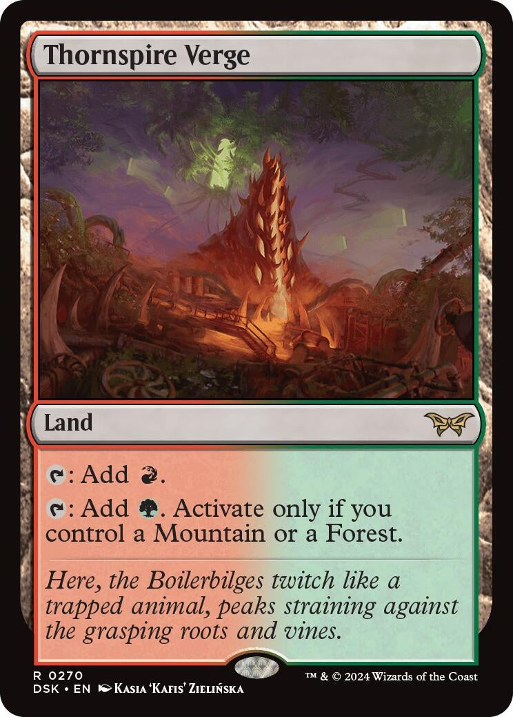 Image for Thornspire Verge (Duskmourn: House of Horror) (270) - Magic: The Gathering