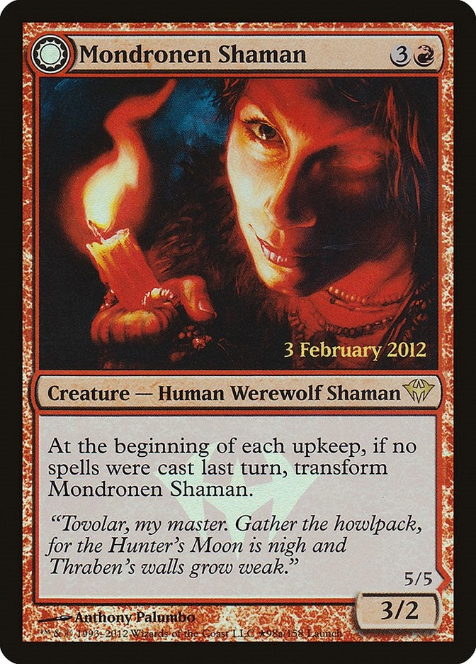 Image for Mondronen Shaman (Launch Party & Release Event Promos) (98) - Magic: The Gathering