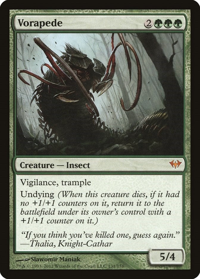 Image for Vorapede (Dark Ascension) (131) - Magic: The Gathering