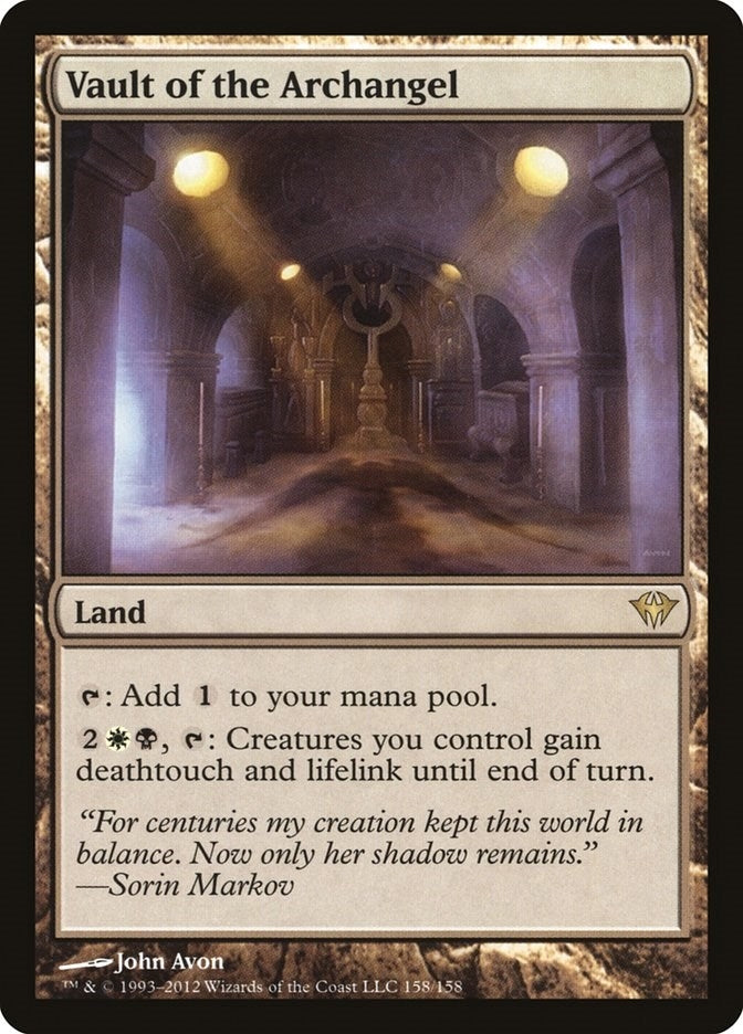 Image for Vault of the Archangel (Dark Ascension) (158) - Magic: The Gathering