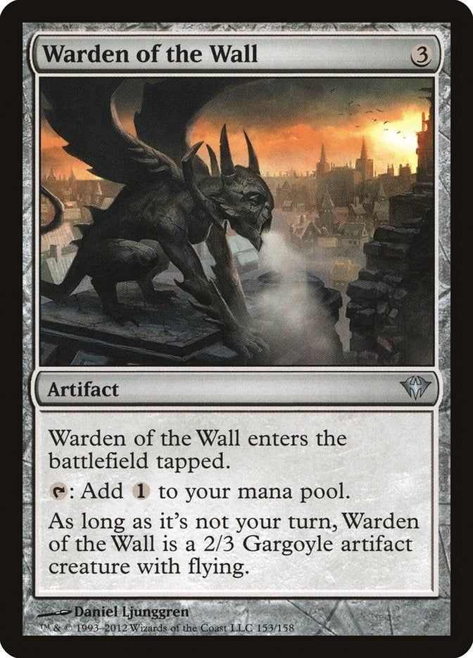 Image for Warden of the Wall (Dark Ascension) (153) - Magic: The Gathering