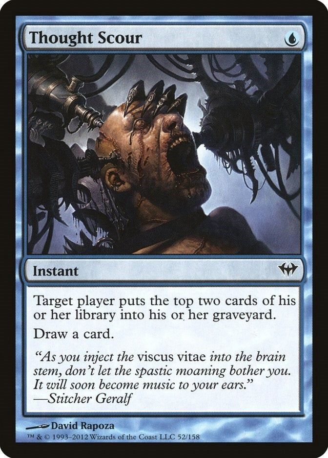 Image for Thought Scour (Dark Ascension) (52) - Magic: The Gathering