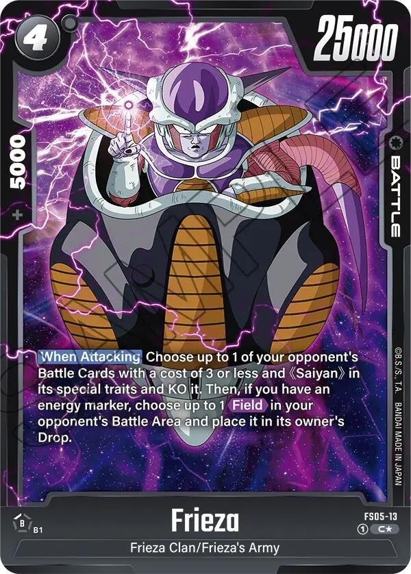 Image for Frieza (Bonus Pack Alternate Art) (Starter Deck 5: Bardock) (FS05-13) - Dragon Ball Super: Fusion World