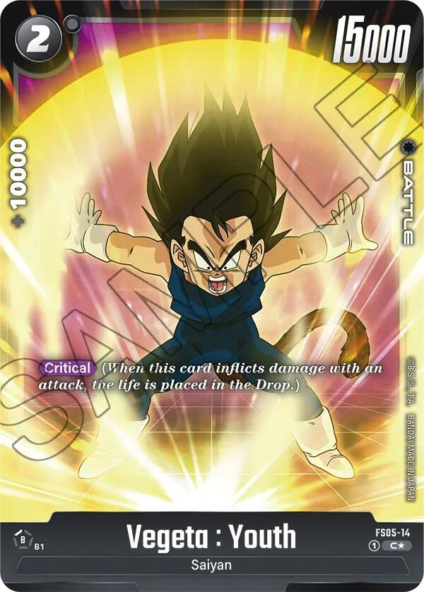 Image for Vegeta : Youth (Bonus Pack Alternate Art) (Starter Deck 5: Bardock) (FS05-14) - Dragon Ball Super: Fusion World