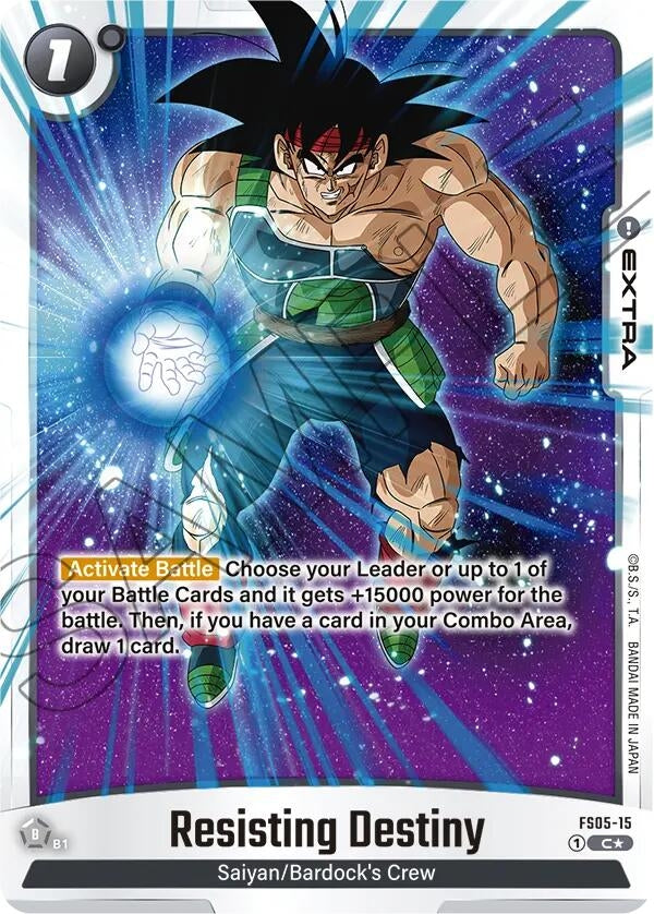Image for Resisting Destiny (Bonus Pack Alternate Art) (Starter Deck 5: Bardock) (FS05-15) - Dragon Ball Super: Fusion World