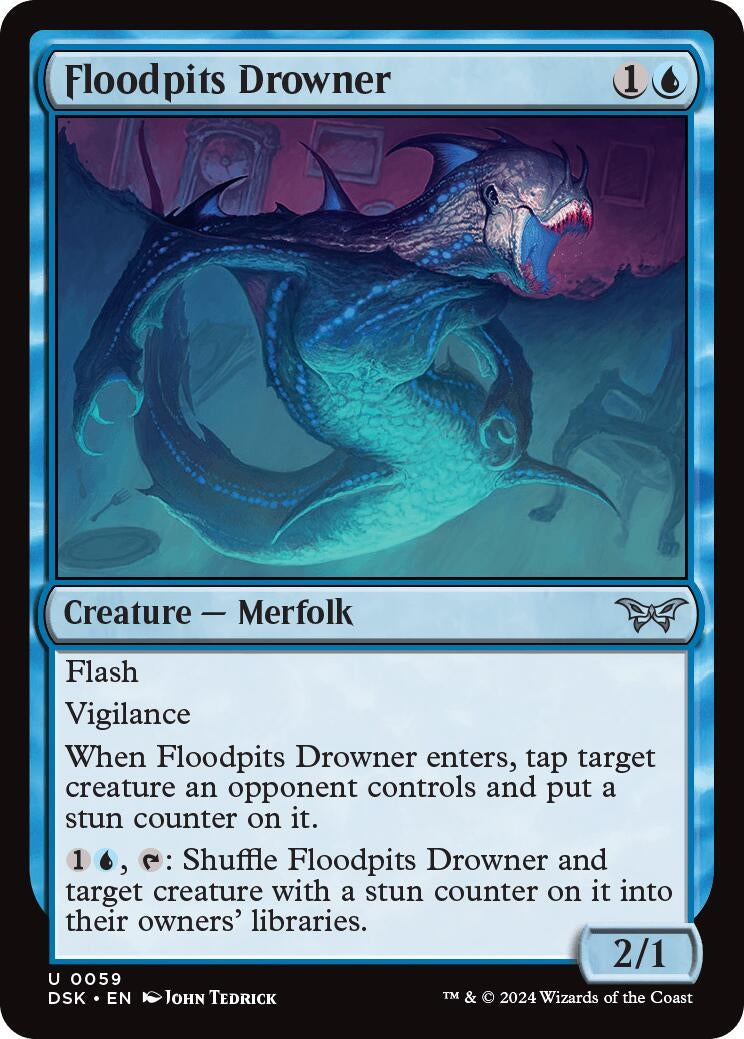 Image for Floodpits Drowner (Duskmourn: House of Horror) (59) - Magic: The Gathering