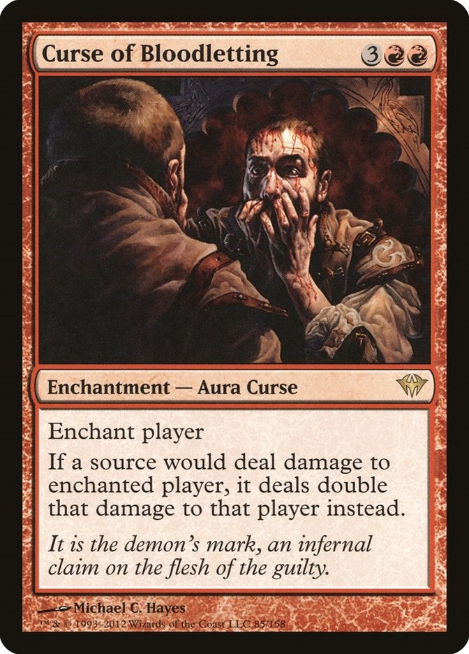 Image for Curse of Bloodletting (Dark Ascension) (85) - Magic: The Gathering