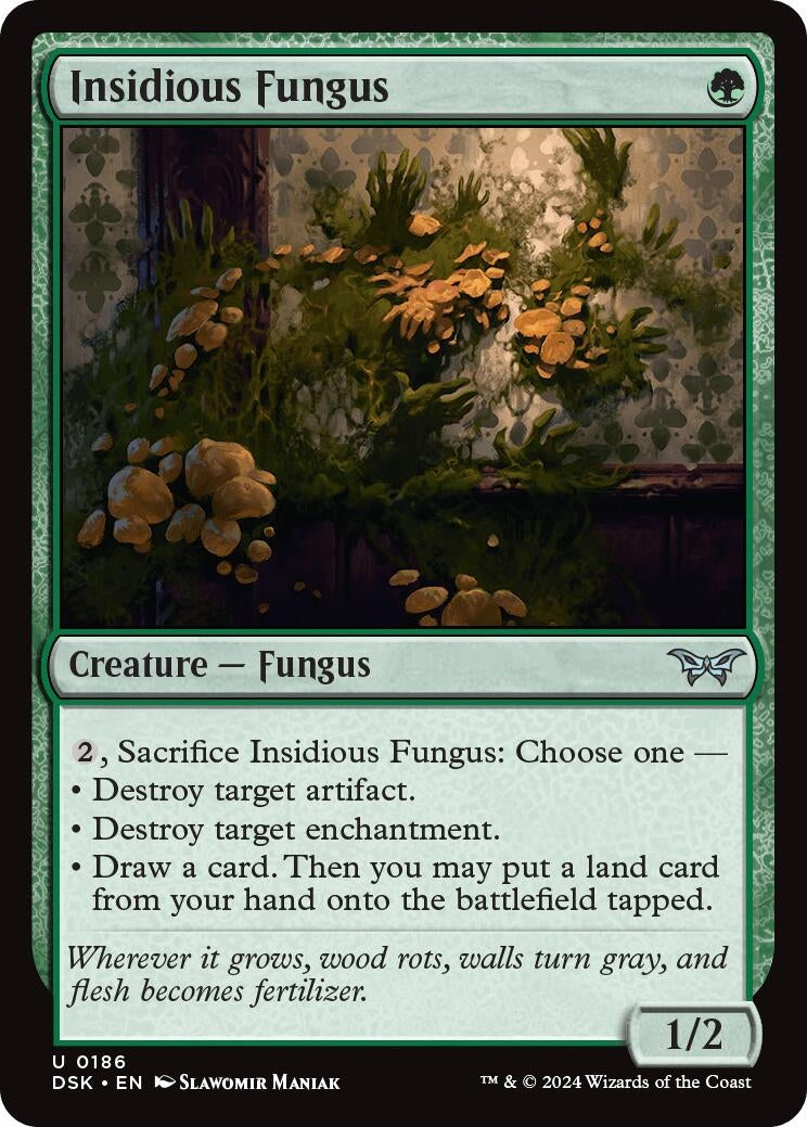Image for Insidious Fungus (Duskmourn: House of Horror) (186) - Magic: The Gathering