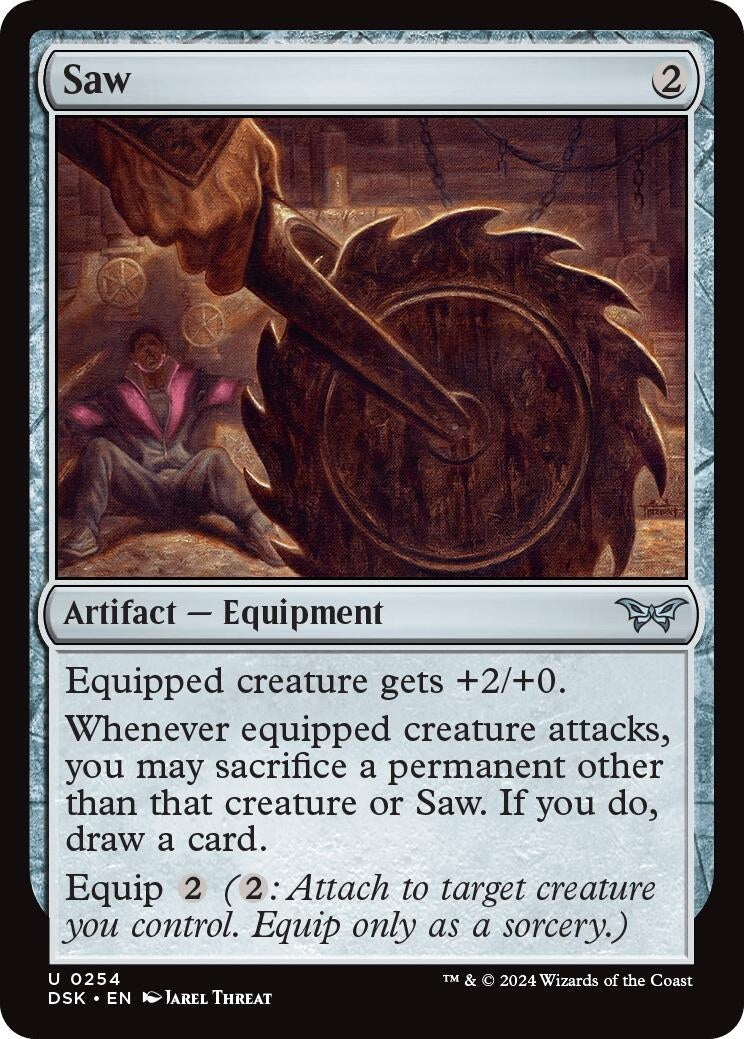 Image for Saw (Duskmourn: House of Horror) (254) - Magic: The Gathering