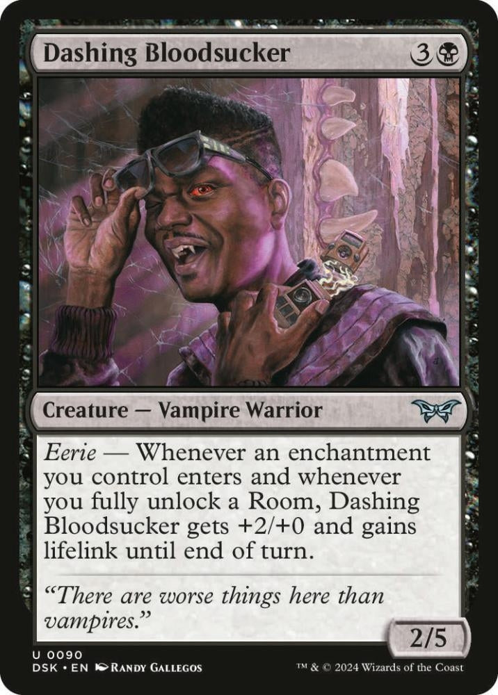 Image for Dashing Bloodsucker (Duskmourn: House of Horror) (90) - Magic: The Gathering