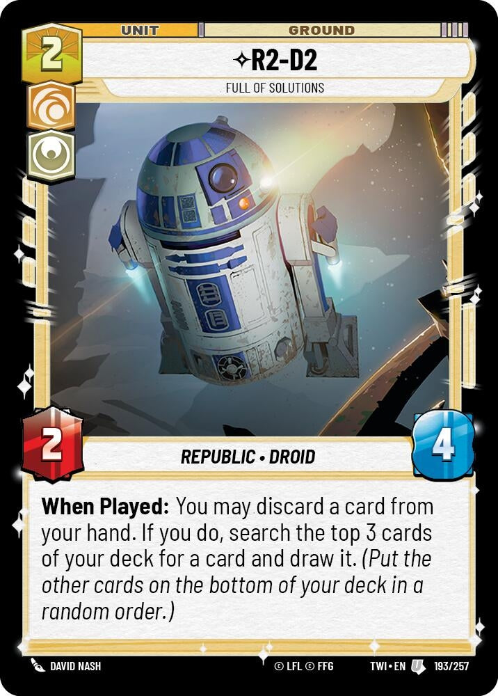 Image for R2-D2 - Full of Solutions (Twilight of the Republic) (193/257) - Star Wars: Unlimited